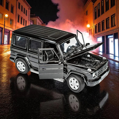 Welly 1:24 Mercedes-Benz G-Class Diecast Model – Black | Openable Doors (24012) - Jaiman Toys