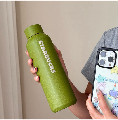 Starbucks 500ml Style Glossy Glitter Vacuum Insulated Stainless Steel Water Bottle