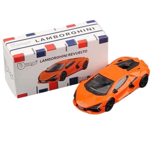 Bburago Lamborghini Revuelto Orange 1:64 Die-Cast Scale Model Car
