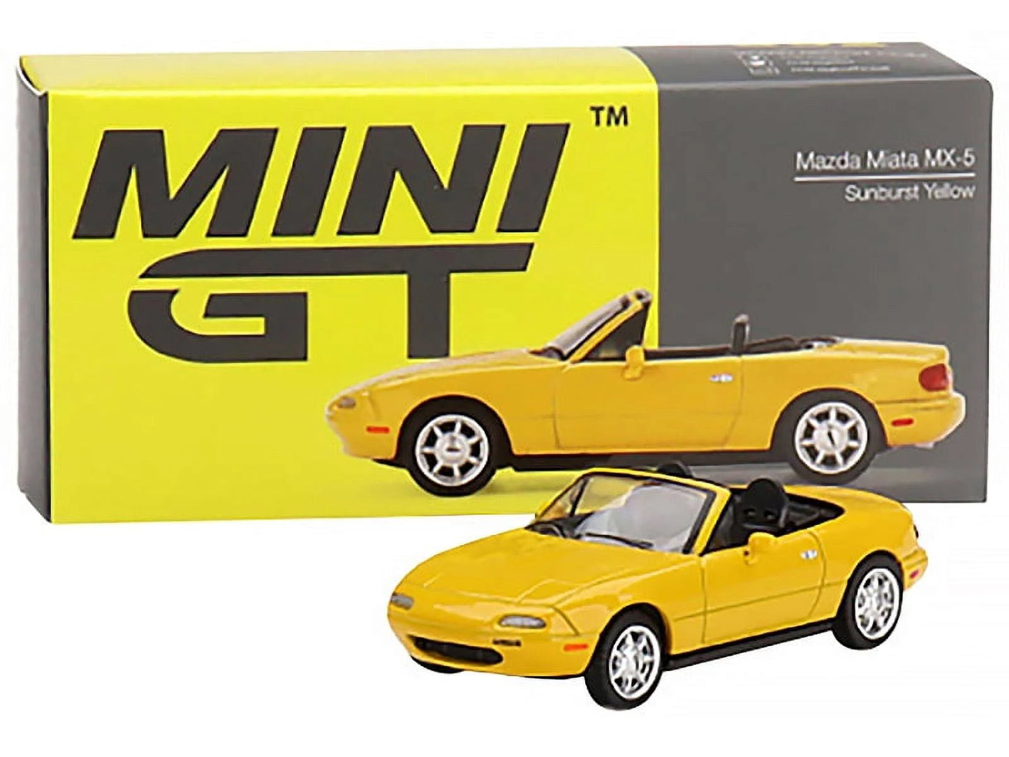 MINI GT - Mazda Miata MX-5 Sunburst Yellow 1/64