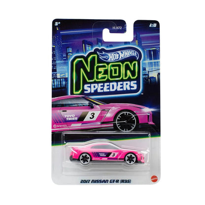 Hot Wheels Neon Speeders 2026 Mix 2 Set of 5 – 1:64 Diecast Cars