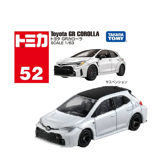 Tomica No.52 Toyota GR Corolla- TAKARA TOMY -Diecast Scale Model Car- 1/63