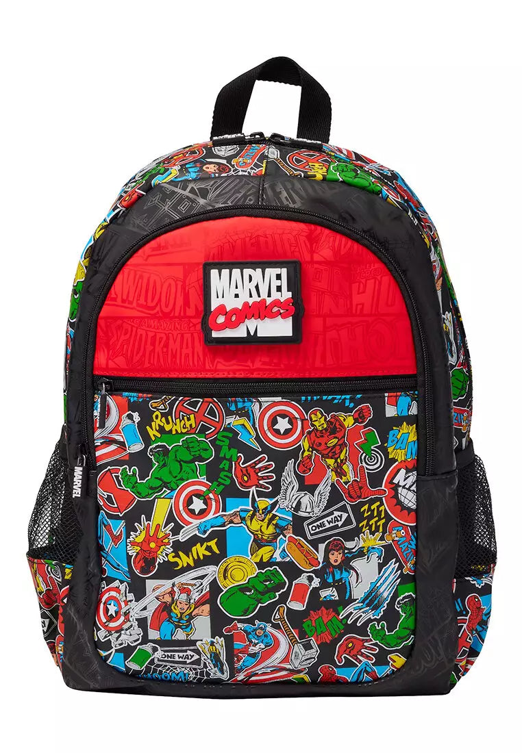 Smiggle Marvel Comics Classic Backpack Black for Kids