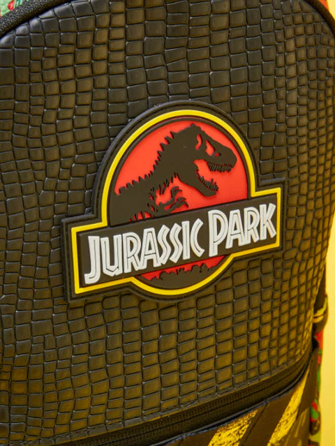 Smiggle Jurassic Park Kids Backpack 42cm | Dinosaur School Bag with Multiple Compartments