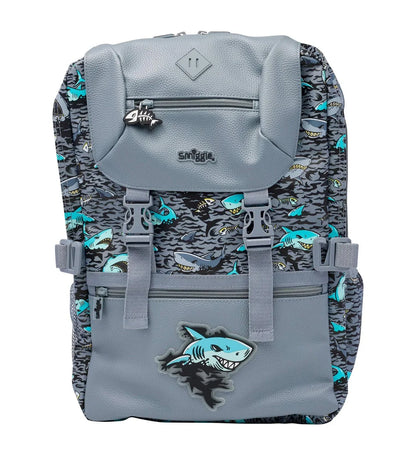 Smiggle Wild Side Foldover Attach Backpack – 16"Inch With Multi Compartment-Design