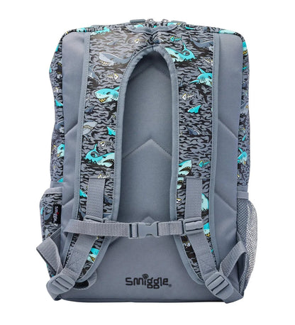 Smiggle Wild Side Foldover Attach Backpack – 16"Inch With Multi Compartment-Design