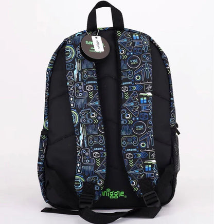 Smiggle School Bag : Game Console Controller Colorful & Stylish 16 Inch Backpack for Kids - Jaiman Toys