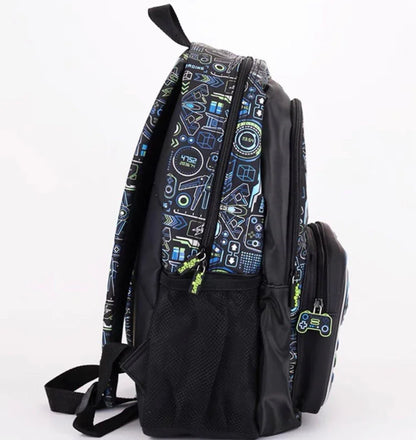 Smiggle School Bag : Game Console Controller Colorful & Stylish 16 Inch Backpack for Kids - Jaiman Toys