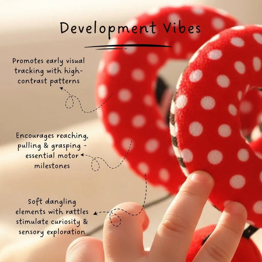 LiLLBUD Ladybug Spiral Hanging Toy