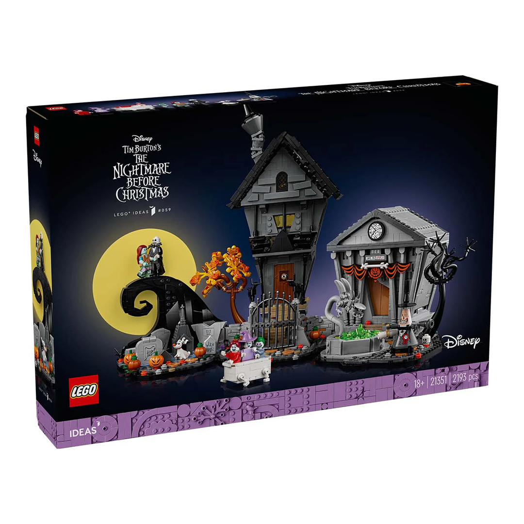 LEGO Ideas 21351 The Nightmare Before Christmas Diorama Kit (2193 Pieces)