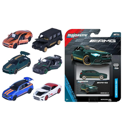 Majorette Mercedes-AMG Die-Cast Metal Cars Set of 6 | Premium 7.5 cm Licensed Toys | Ages 3+