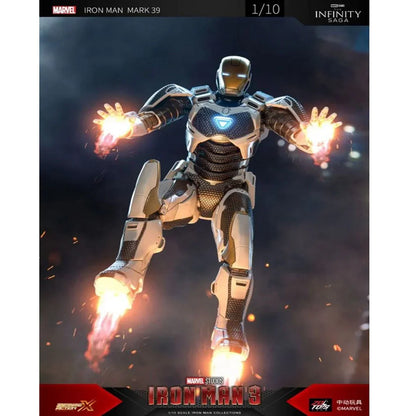 ZD Toys 1/10 Iron Man Mark XXXIX (Mark 39 Gemini) Action Figure – Marvel Studios Collectible - Jaiman Toys