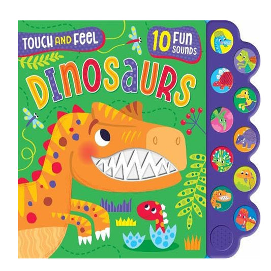 Touch and Feel Dinosaurs Sound Book | Interactive Dinosaur Novelty Book for Kids (2024)by Sarah Wade (Illustrator)