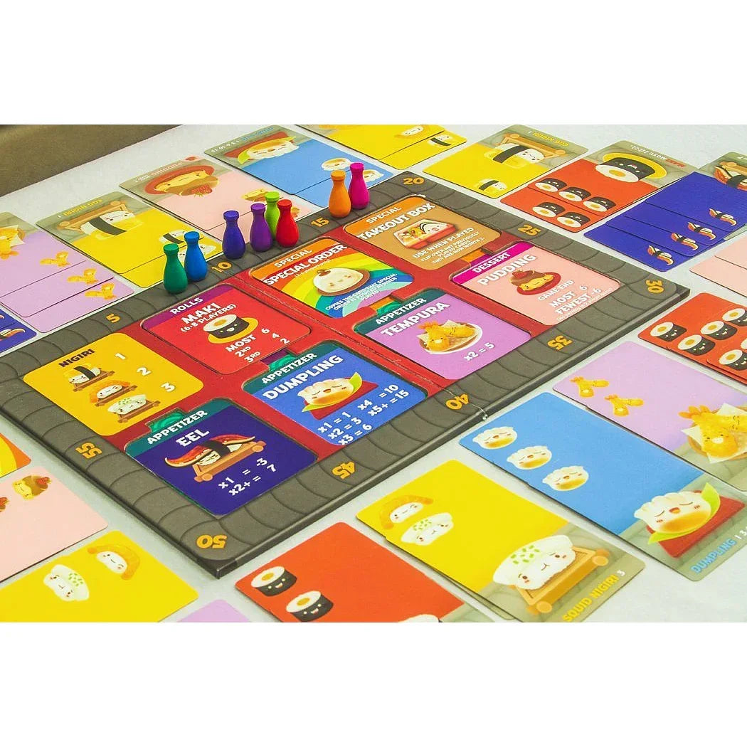 Sushi Go! Party  Deluxe Card Drafting Card Game for Family & Friends   Jaiman Toys