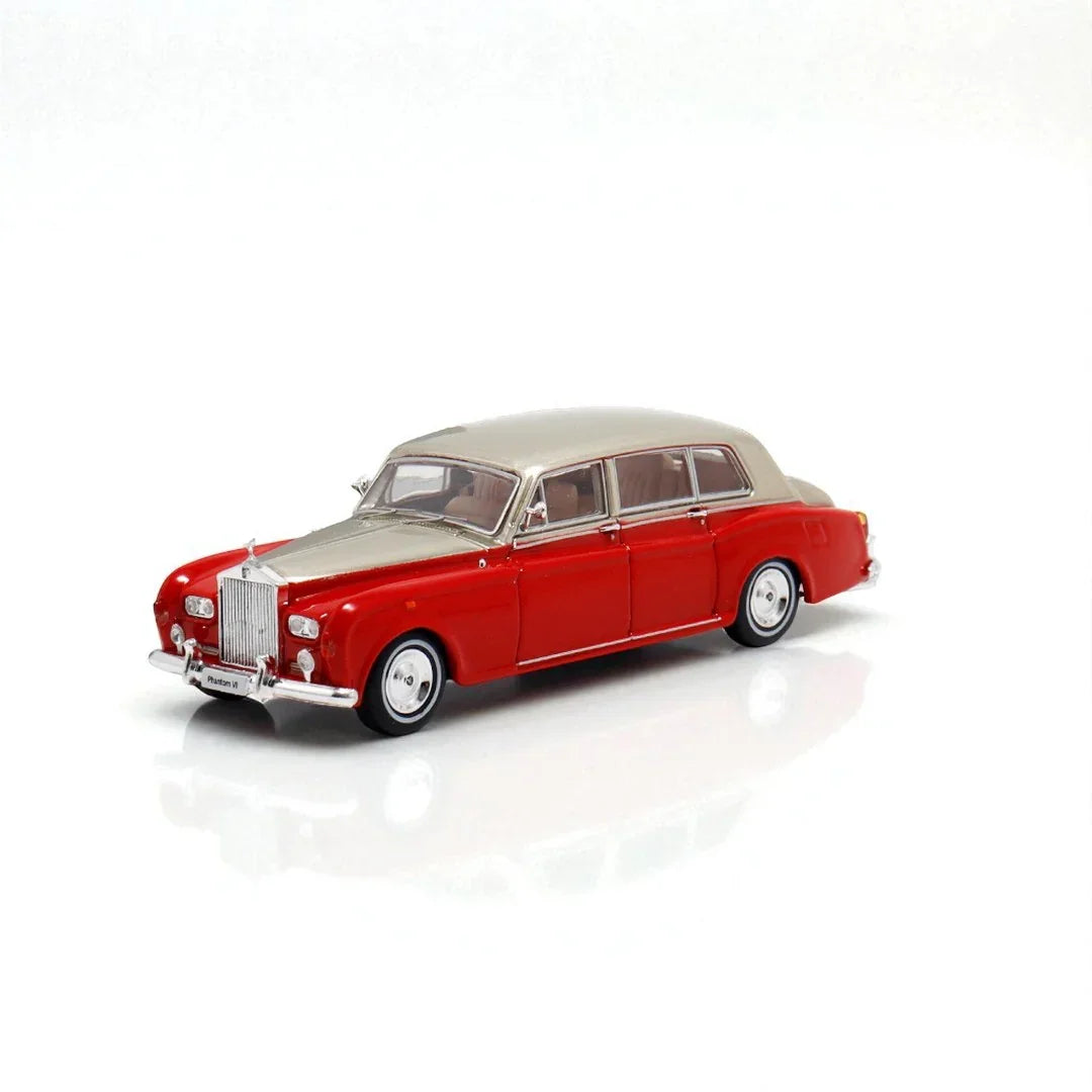 DOT x DCM 1/64 Scale Rolls-Royce Phantom VI Red/Gold– Premium Diecast Car Model Collectible - Jaiman Toys
