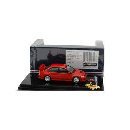 1:64 HJ64 Hobby Japan MITSUBISHI LANCER GSR EVOLUTION 7 With Engine Red HJ641054R - Jaiman Toys