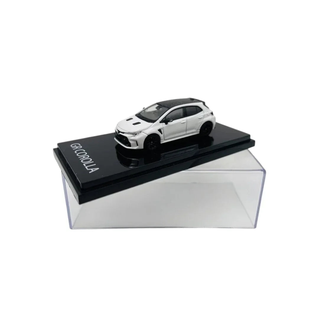 Hobby Japan 1:64 HJ64 TOYOTA GR COROLLA RZ Precious Super White Diecast Car Model HJ641067W - Jaiman Toys