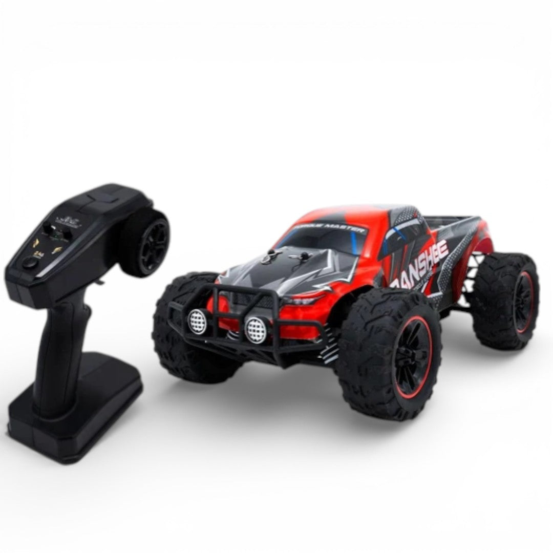TKKJ 1:16 Scale RC Monster Truck Banshee 4WD High Speed Off-Road Remote Control Car – Dual Color Variants