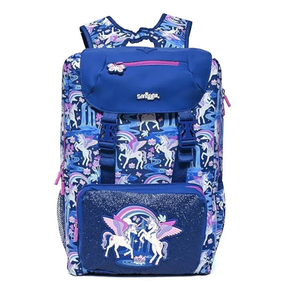 Smiggle Away Foldover Backpack Unicorn – 16-Inch Compartment | Multi-Compartment School & Travel Bag