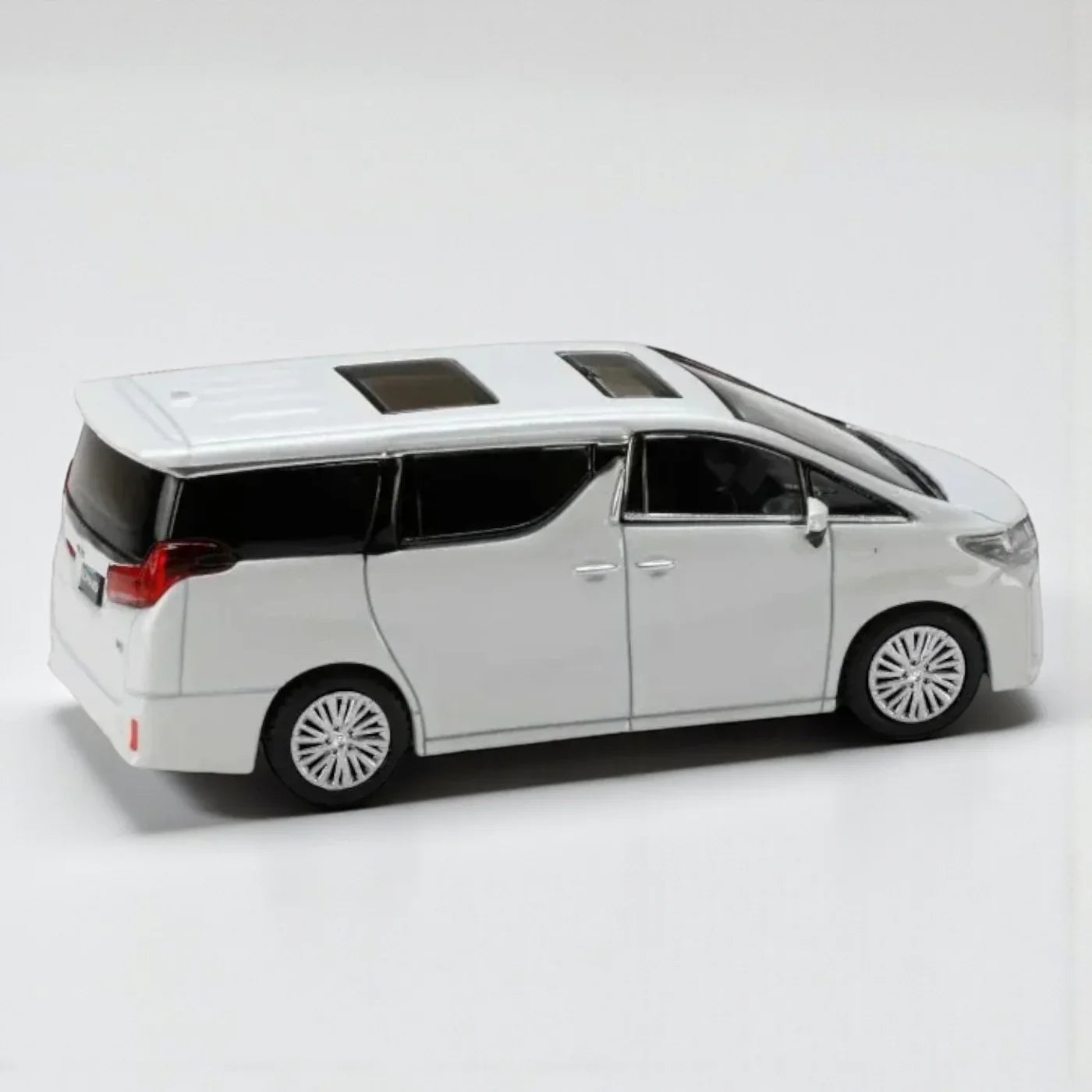 1:64 Hobby Japan Toyota ALPHARD HYBRID  (H30W) HJ645012BW  With Sunroof White Pearl Crystal Shine Diecast Car Model
