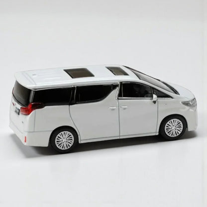 1:64 Hobby Japan Toyota ALPHARD HYBRID  (H30W) HJ645012BW  With Sunroof White Pearl Crystal Shine Diecast Car Model