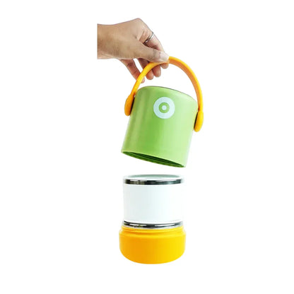 Stainless Steel Snack Tiffin Box For Kids 580 ML - Jaiman Toys