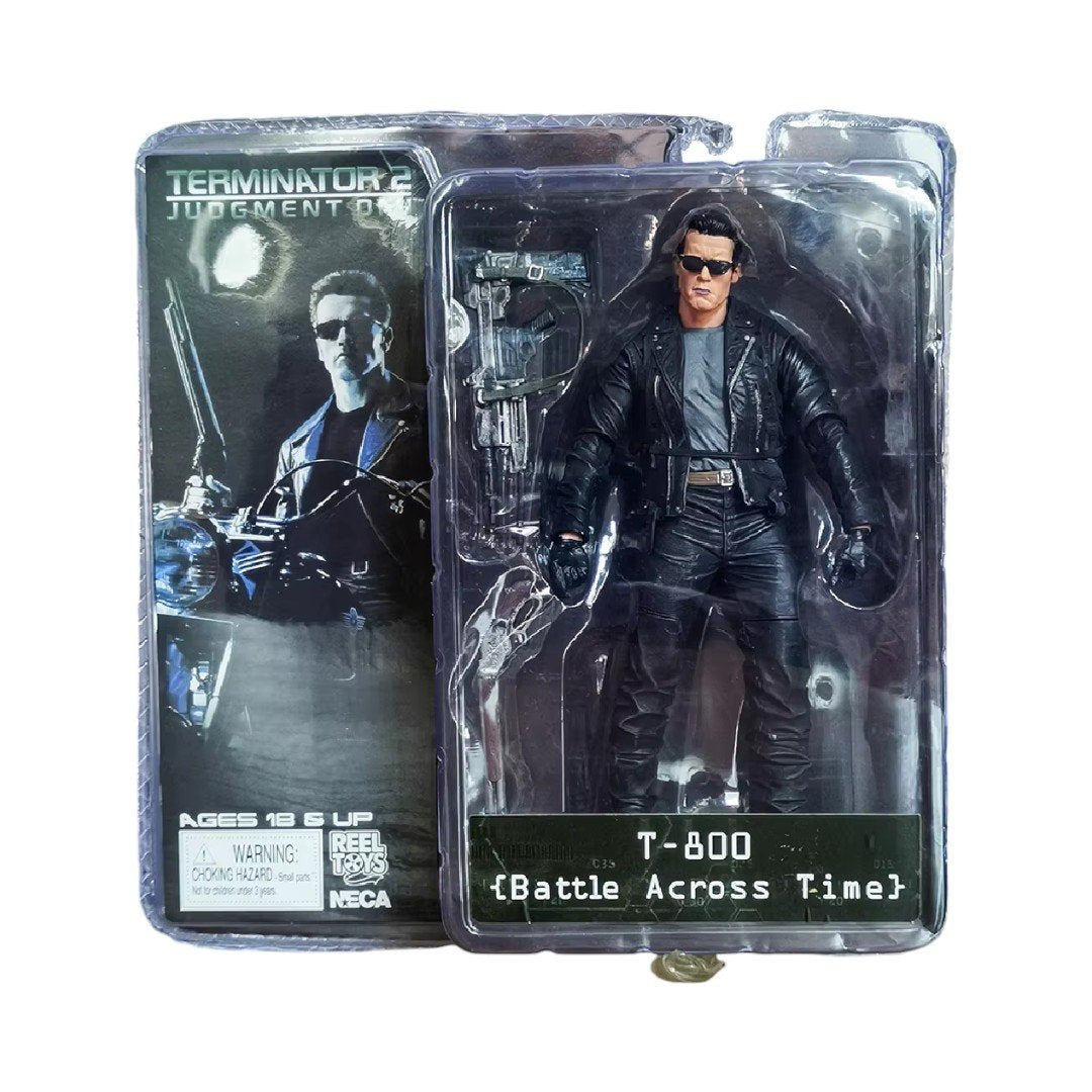 NECA Terminator 2: T-800 Judgement Day - {Battle Across Time} PVC Action Figure Model Toy Collectible