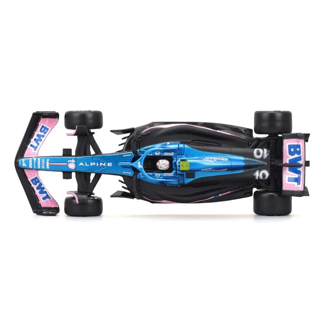 Bburago Signature 1:43 Alpine A523 #10 Pierre Gasly 2023 Diecast Model – Official F1 Team Miniature - Jaiman Toys