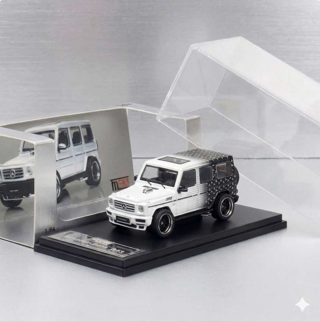 LMF Model 1:64 Mercedes-Benz G63 Modified Star Livery Diecast Car | Premium Collectible SUV Model Available in 4 Variants