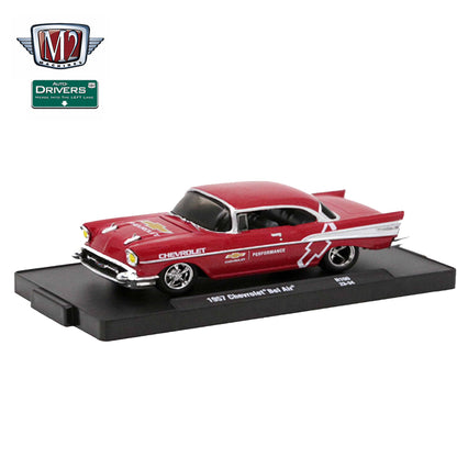 M2 Machines Auto-Drivers 1:64 R100 1957 Chevrolet Bel Air Die-Cast Model Car