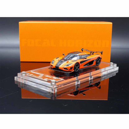 Focal Horizon 1:64 Koenigsegg Agera RS Orange Die-Cast Model Car | Premium Collector Edition