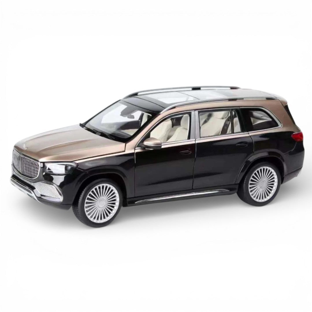 Paragon 1:18 Mercedes-Maybach GLS 600 Silver Diecast Model – Luxury SUV All-Opening Collector Car