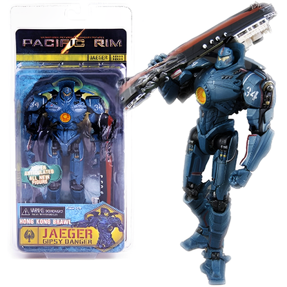 Pacific Rim 7" Deluxe Series 4 Jaeger Gipsy Danger 2.0 Hong Kong Brawl