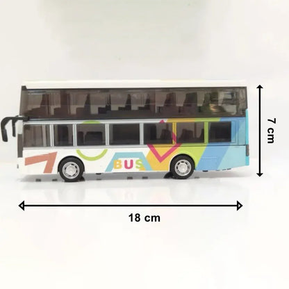 CARTOON BUS - ART LIGHTING BUS MODEL with Light and Sound effects Age 3+ - Jaiman Toys