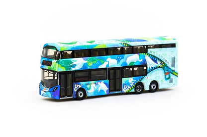 Tiny City 1:110 Hong Kong KMB Volvo B8L Wright 12m Double-Decker Bus Die-Cast Model | Route 290A Collectible Bus