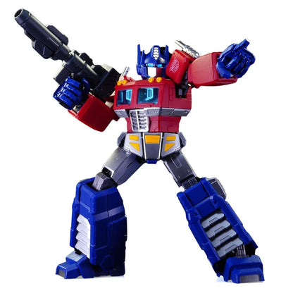 BLOKEES Transformers Action Edition G1 Optimus Prime Model Kit | 45-Point Articulated -7Inch Buildable Figure with Light Module & Accessories