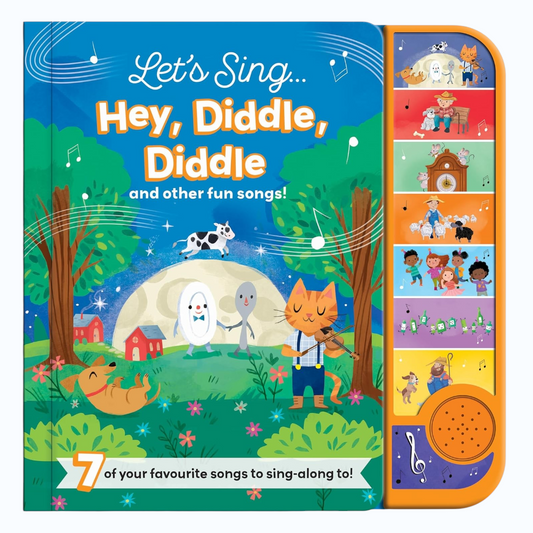 North Parade Let’s Sing: Hey Diddle Diddle & Other Fun Songs Sound Book for Kids | Interactive Musical Nursery Rhymes Book