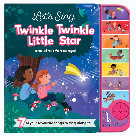 North Parade Let’s Sing: Twinkle Twinkle Little Star & Other Fun Songs Sound Book for Kids | Interactive Musical Nursery Rhymes Book