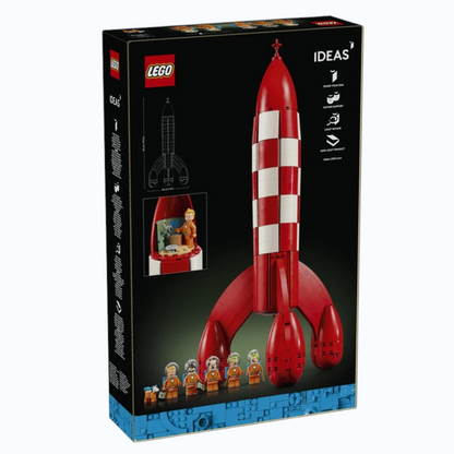 LEGO® Ideas Tintin® Moon Rocket - Building Kit for Adults - Comic Book and Space Decor - 21367