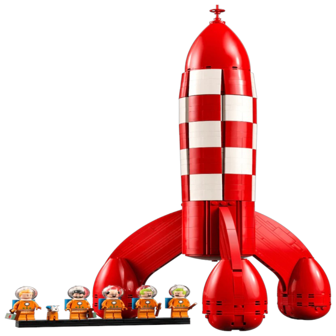 LEGO® Ideas Tintin® Moon Rocket - Building Kit for Adults - Comic Book and Space Decor - 21367