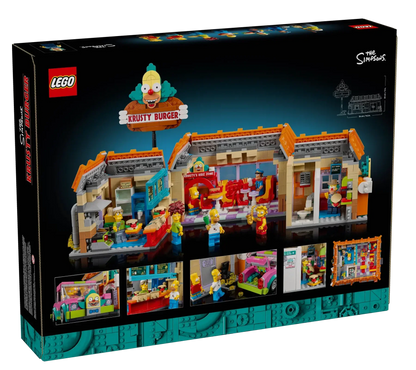 LEGO 10352 Icons The Simpsons: Krusty Burger  1,635Piece Adult Display Set