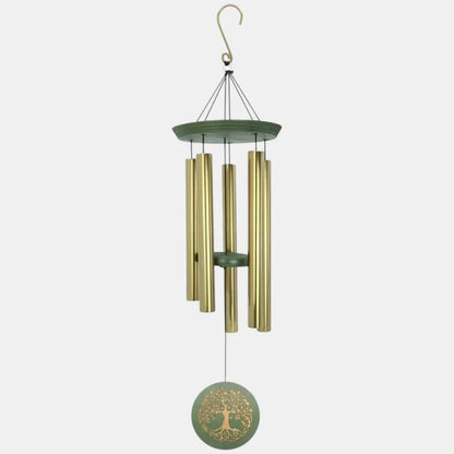 KallaG Tree of Life GDB36TL Wind Chime 36 Inch Rose Gold – Premium Tuned Aluminum Outdoor Chimes for Garden & Balcony Decor