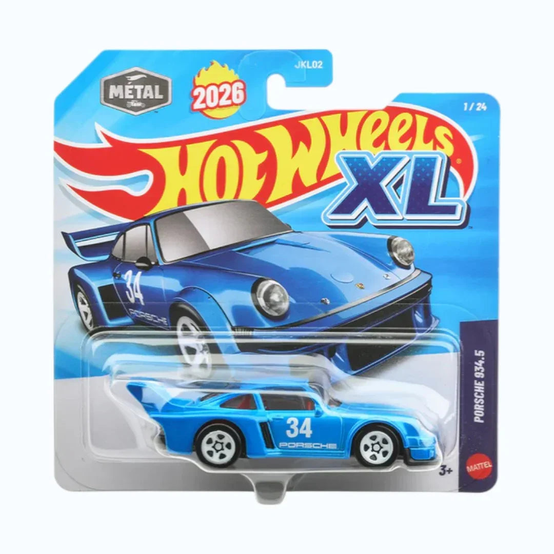 Hot Wheels 2026 XL Metal Die-Cast Cars – 6 Piece Set | Large Size Premium Toy Cars | Durable Metal Body | Ages 3+