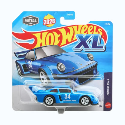 Hot Wheels 2026 XL Metal Die-Cast Cars – 6 Piece Set | Large Size Premium Toy Cars | Durable Metal Body | Ages 3+