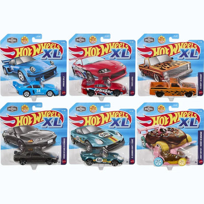 Hot Wheels 2026 XL Metal Die-Cast Cars – 6 Piece Set | Large Size Premium Toy Cars | Durable Metal Body | Ages 3+