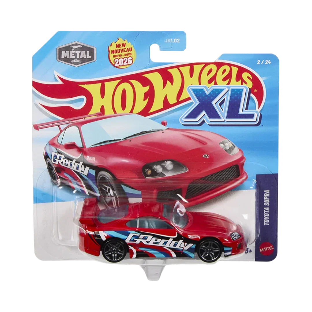 Hot Wheels 2026 XL Metal Die-Cast Cars – 6 Piece Set | Large Size Premium Toy Cars | Durable Metal Body | Ages 3+