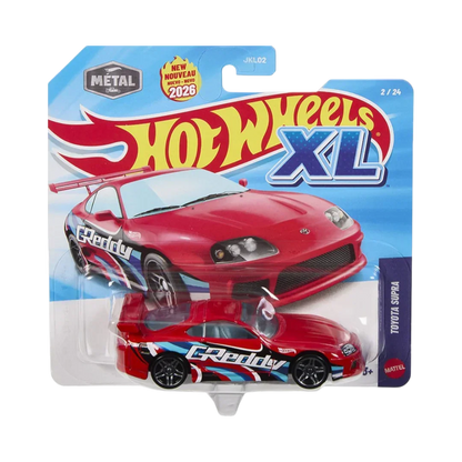Hot Wheels 2026 XL Metal Die-Cast Cars – 6 Piece Set | Large Size Premium Toy Cars | Durable Metal Body | Ages 3+