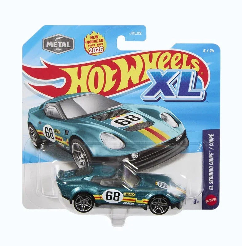 Hot Wheels 2026 XL Metal Die-Cast Cars – 6 Piece Set | Large Size