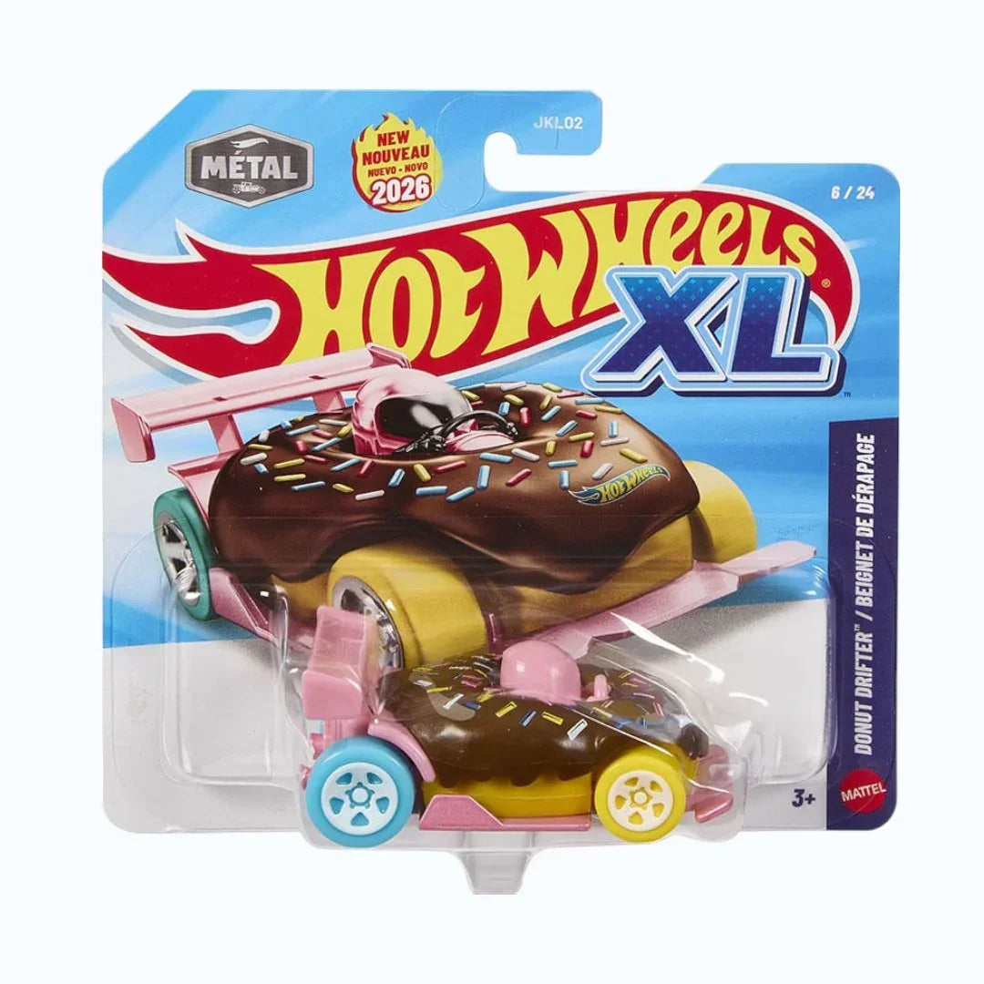 Hot Wheels 2026 XL Metal Die-Cast Cars – 6 Piece Set | Large Size Premium Toy Cars | Durable Metal Body | Ages 3+