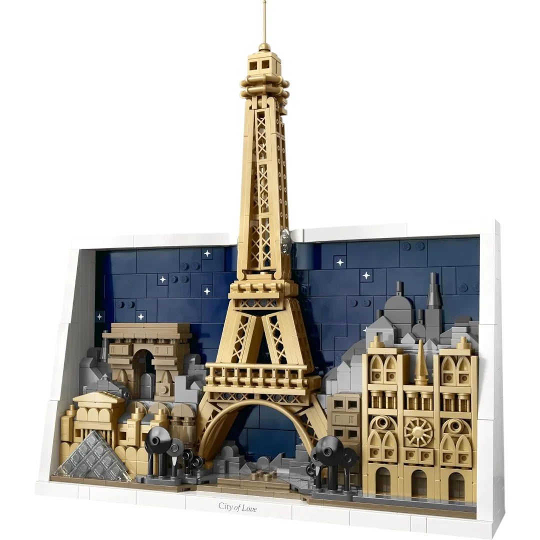 LEGO 21064 Architecture Paris Skyline – City of Love Landmark Home Décor Building Set for Adults